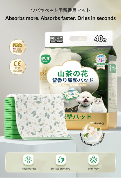 Camellia Scent Dog Pee Pad – Regular | Fast Absorbent & Odor Control