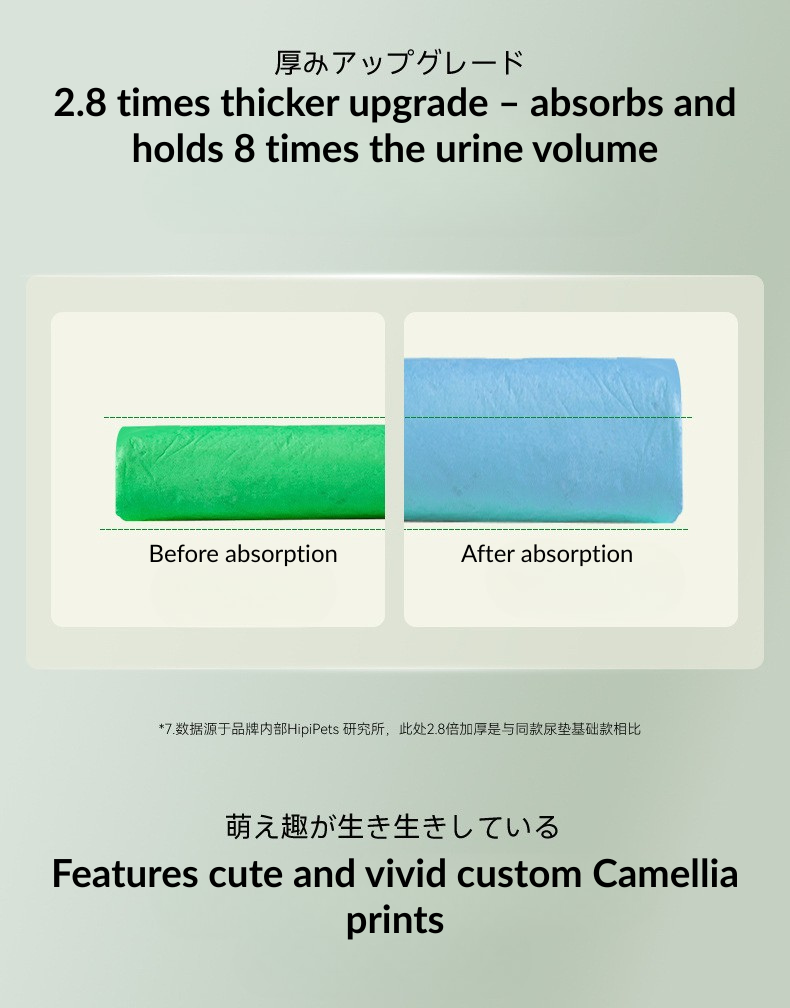 Camellia Scent Dog Pee Pad – Regular | Fast Absorbent & Odor Control