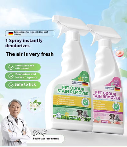 Pet Bio-Enzyme Deodorizing Spray 500ml – Jasmine / Peach