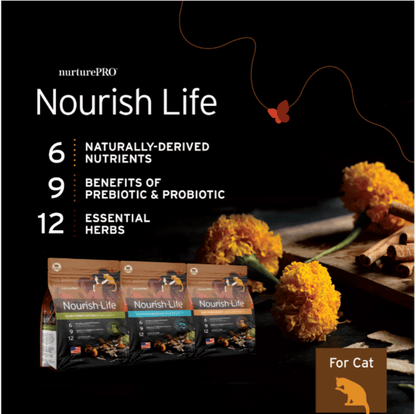 NurturePRO Nourish Life Slow-Cooked Dry Cat Food 1.8kg / 5.7kg