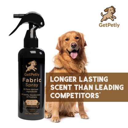 GetPetly Pet Fabric Spray 150ml – Baby Powder Freshness