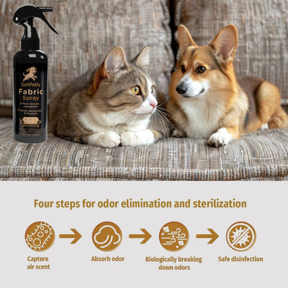 GetPetly Pet Fabric Spray 150ml – Baby Powder Freshness