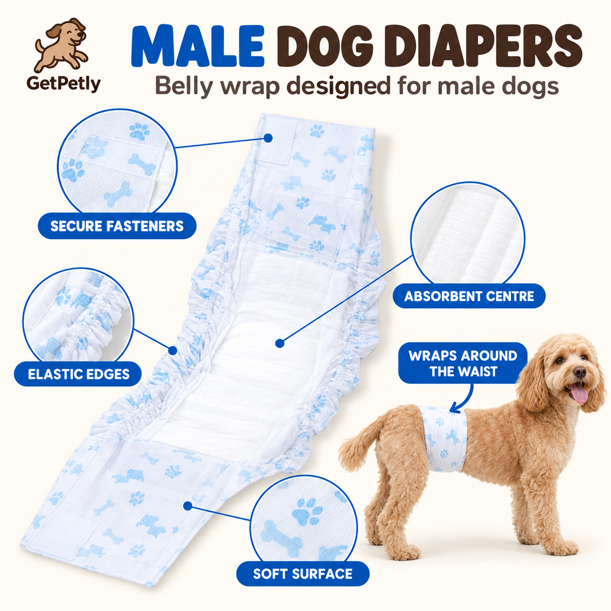 DONO'S DIARY Disposable Pet Diaper