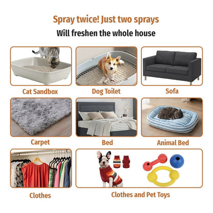 GetPetly Pet Fabric Spray 150ml – Baby Powder Freshness