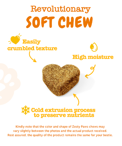 Zesty Paws Functional Bites for Dogs – 90 Soft Chew