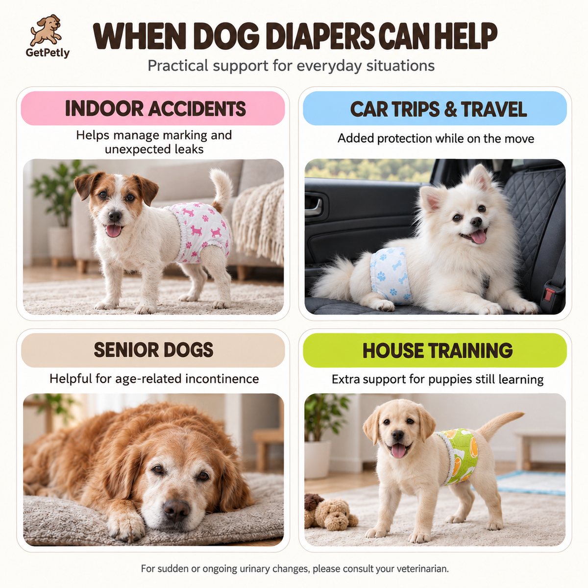 DONO'S DIARY Disposable Pet Diaper