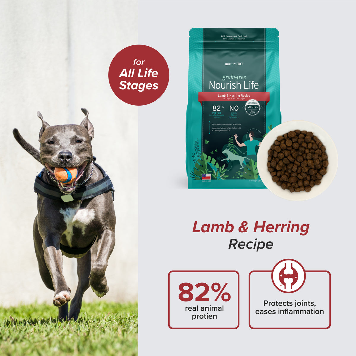NurturePRO Nourish Life Grain-Free Dry Dog Food 272g