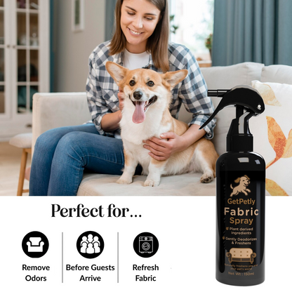 GetPetly Pet Fabric Spray 150ml – Baby Powder Freshness