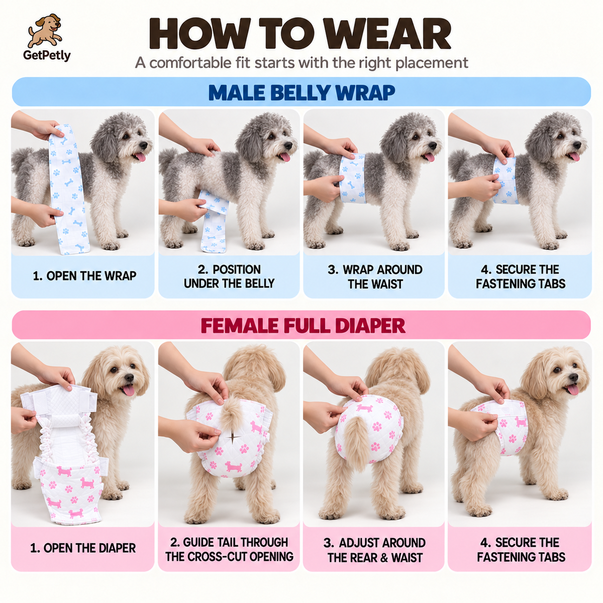 DONO'S DIARY Disposable Pet Diaper
