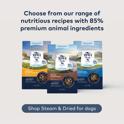 ZIWI Peak Steam & Dried Lamb with Green Vegetables Dog Food