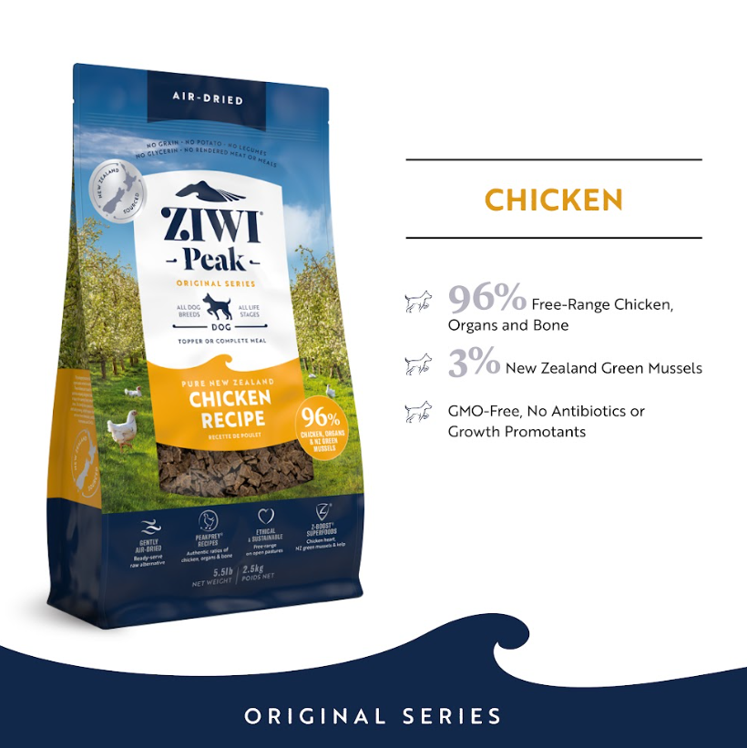 ZIWI Peak Air-Dried Chicken Dog Food