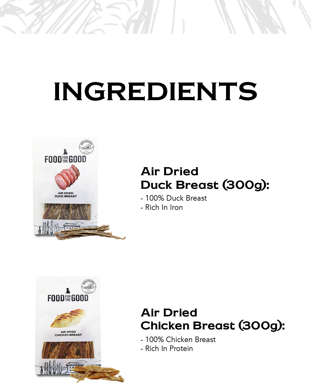 Food For The Good Air Dried Cat & Dog Treats