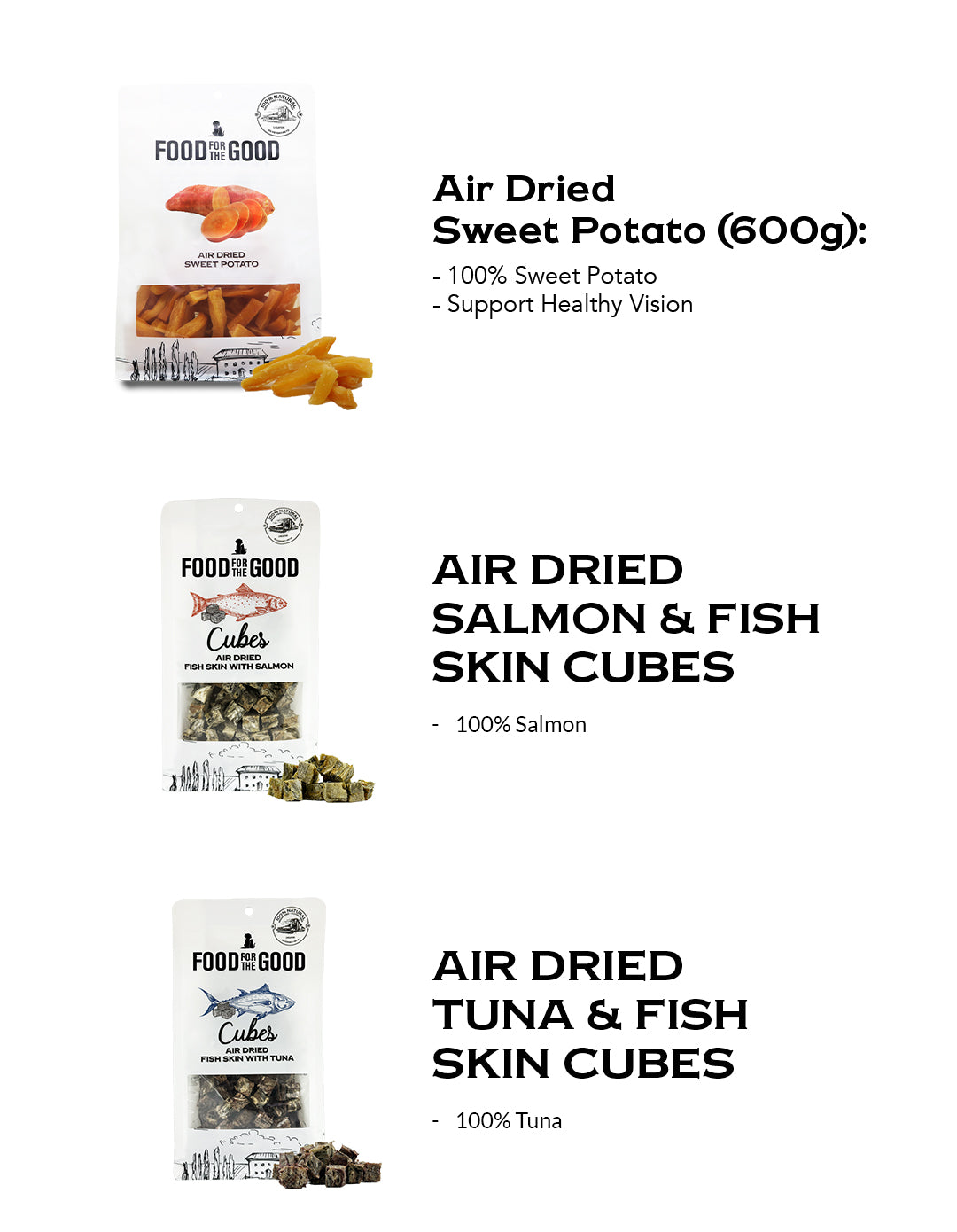 Food For The Good Air Dried Cat & Dog Treats