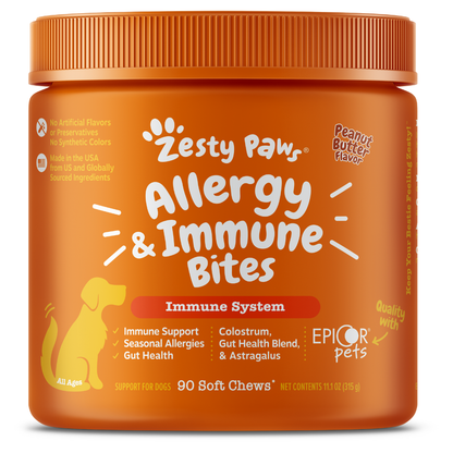 Zesty Paws Functional Bites for Dogs – 90 Soft Chew