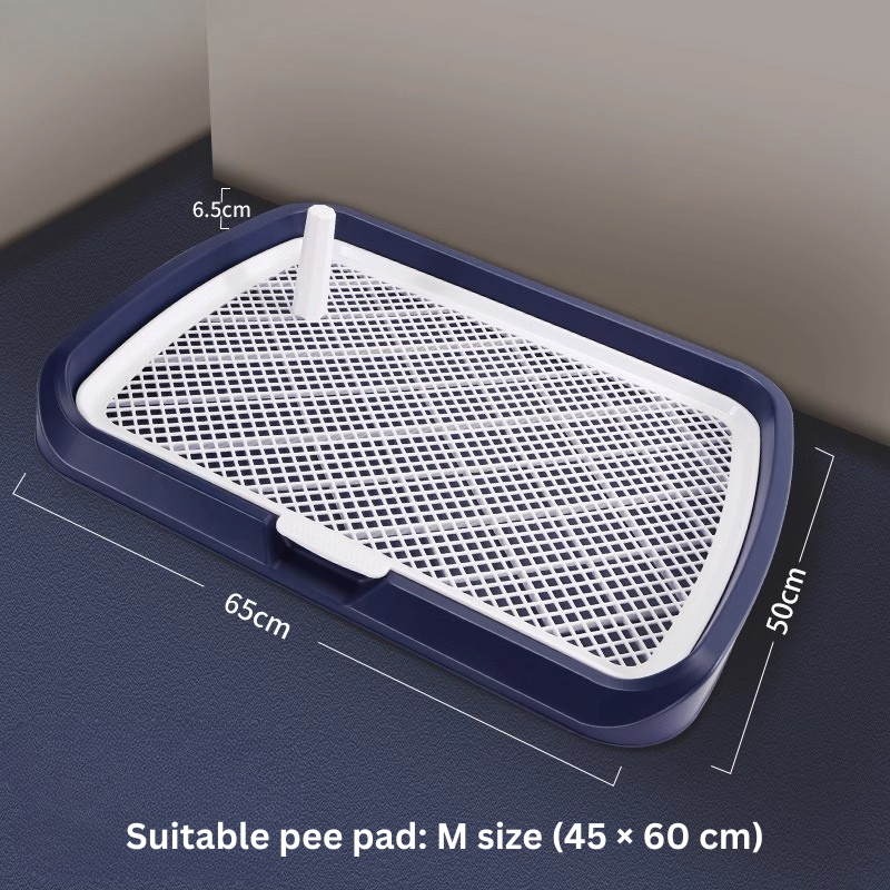 Dog Pee Tray with Grid – Back Wall or Flat Design