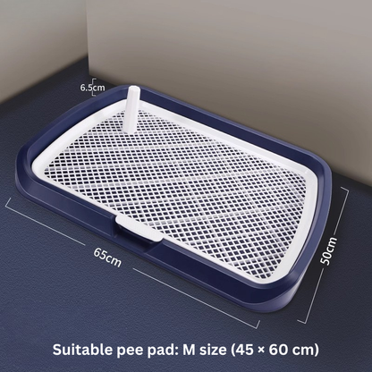 Dog Pee Tray with Grid – Back Wall or Flat Design