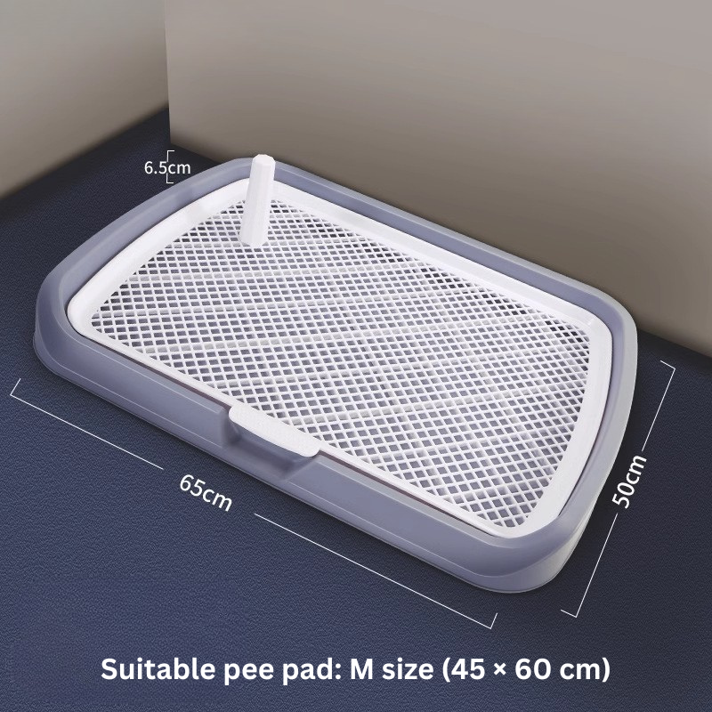Dog Pee Tray with Grid – Back Wall or Flat Design