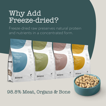 Boneve Freeze-Dried Raw Cat Food – Beef & Venison 80g