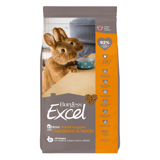Burgess Excel Indoor Rabbit Nuggets 1.5kg