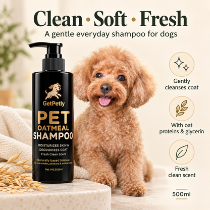 GetPetly Oatmeal Dog Shampoo 500ml
