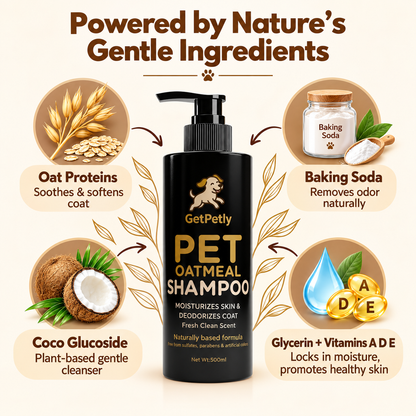 GetPetly Oatmeal Dog Shampoo 500ml