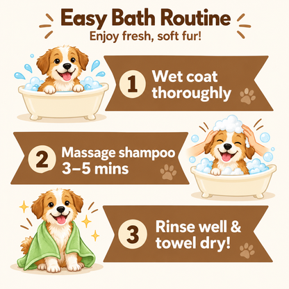 GetPetly Oatmeal Dog Shampoo 500ml