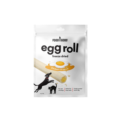 Food For The Good Freeze Dried Egg Roll Cat & Dog Treats