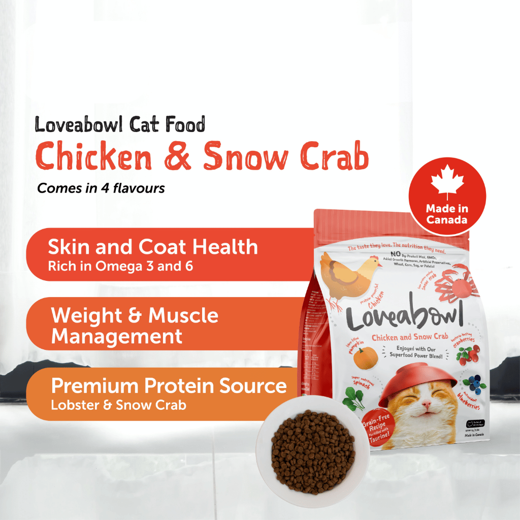 Loveabowl Grain-Free Dry Cat Food 150g – Trial Pack