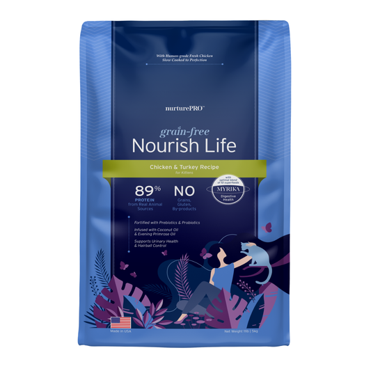 NurturePRO Nourish Life Grain-Free Dry Cat Food 1.11kg / 5kg