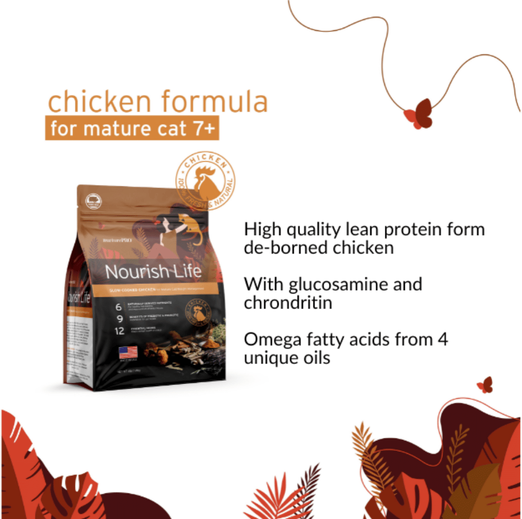 NurturePRO Nourish Life Slow-Cooked Dry Cat Food 1.8kg / 5.7kg