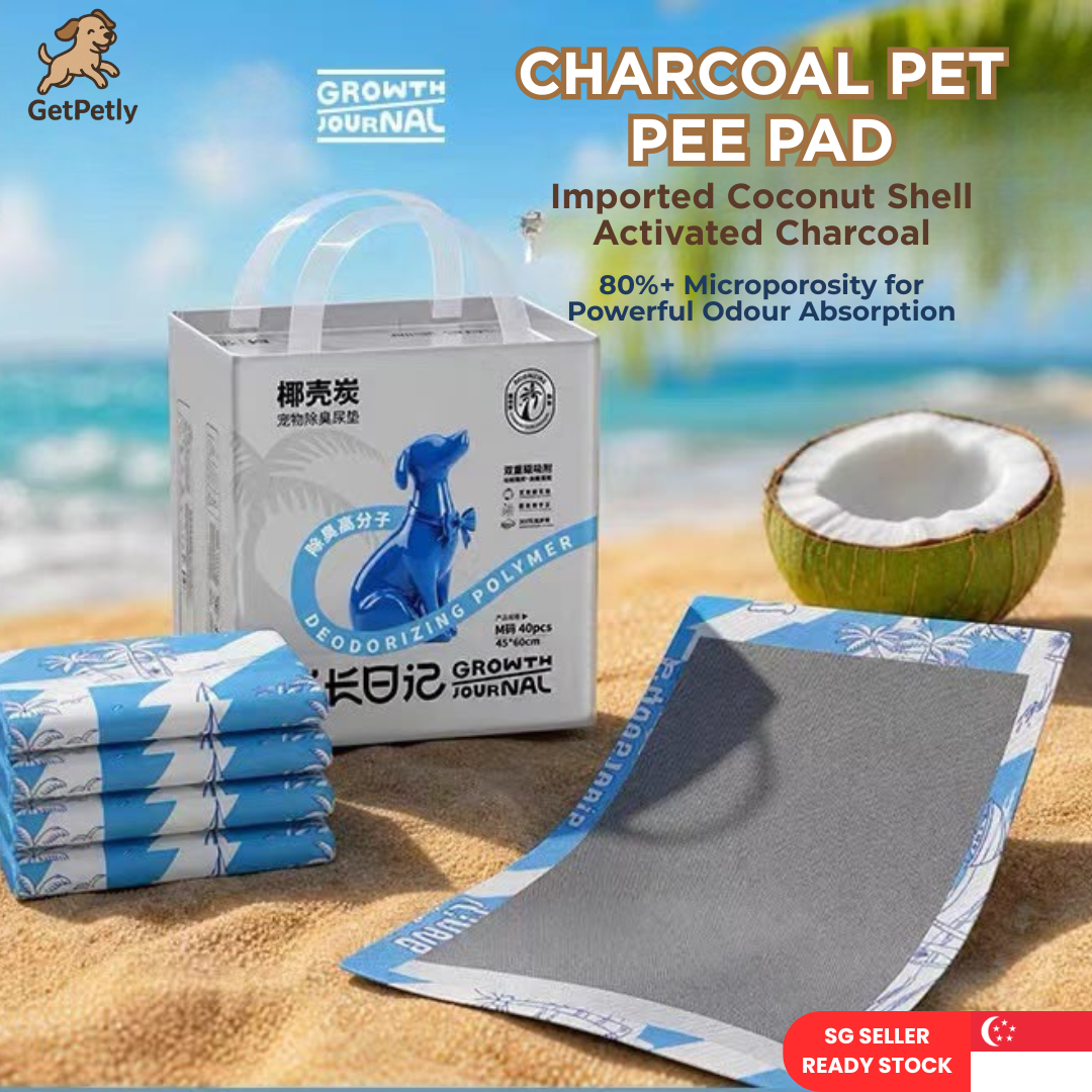 Growth Journal Charcoal Pee Pad – Coconut Shell Charcoal