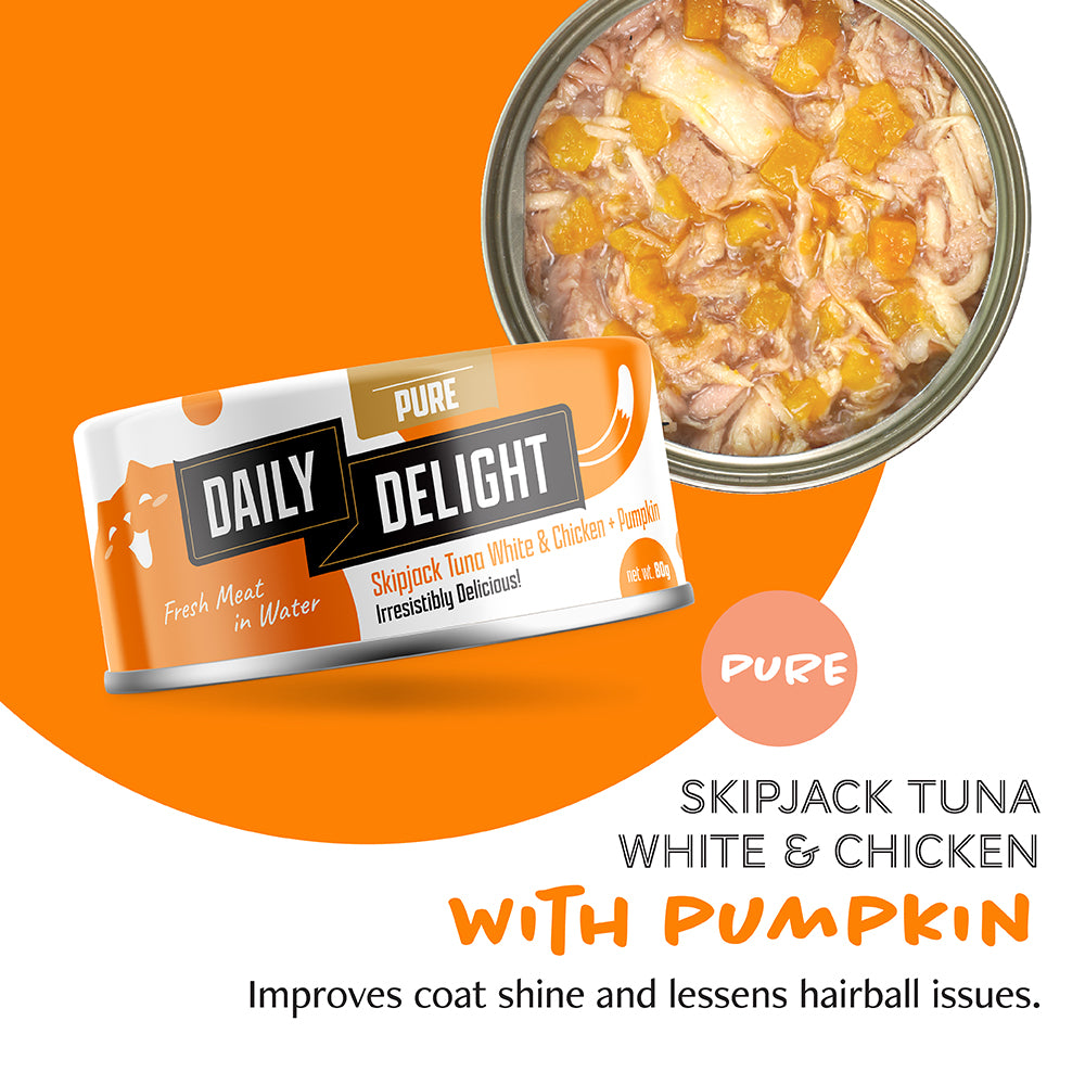 Daily Delight Pure Skipjack Tuna White & Chicken