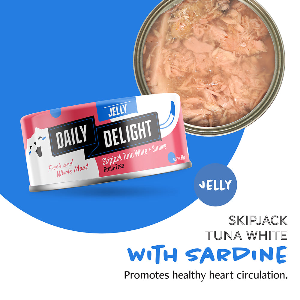 Daily Delight Skipjack Tuna White in Jelly