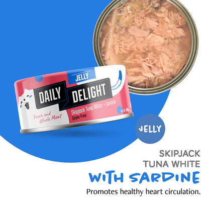 Daily Delight Skipjack Tuna White in Jelly