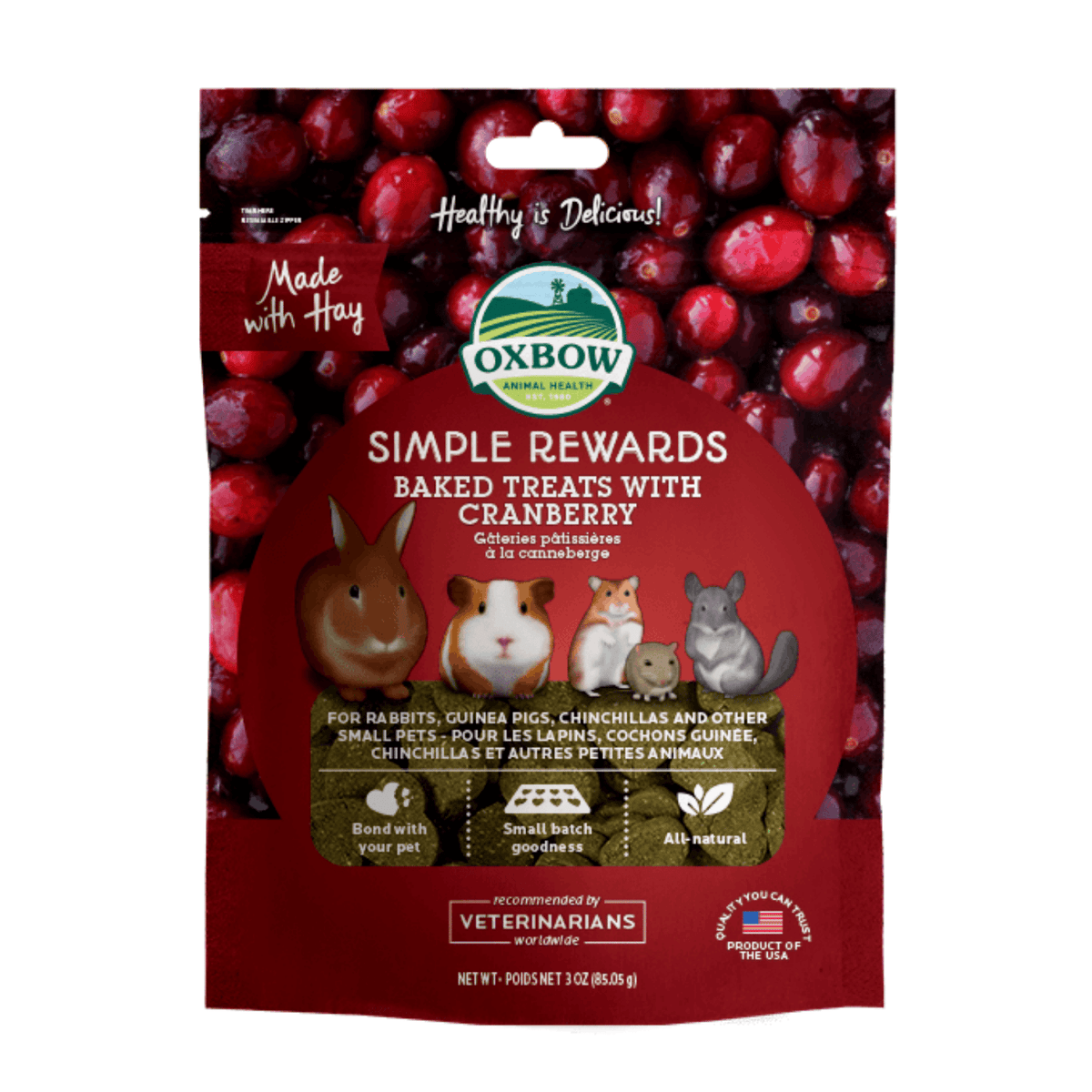 Oxbow Simple Rewards Treats for Small Animals