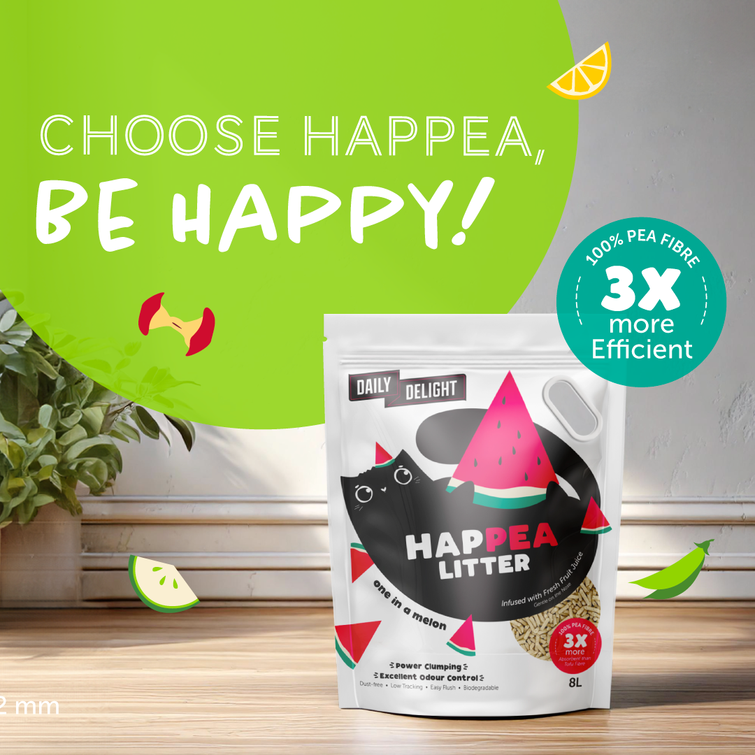 Daily Delight Happea Pea Fibre Cat Litter 8L