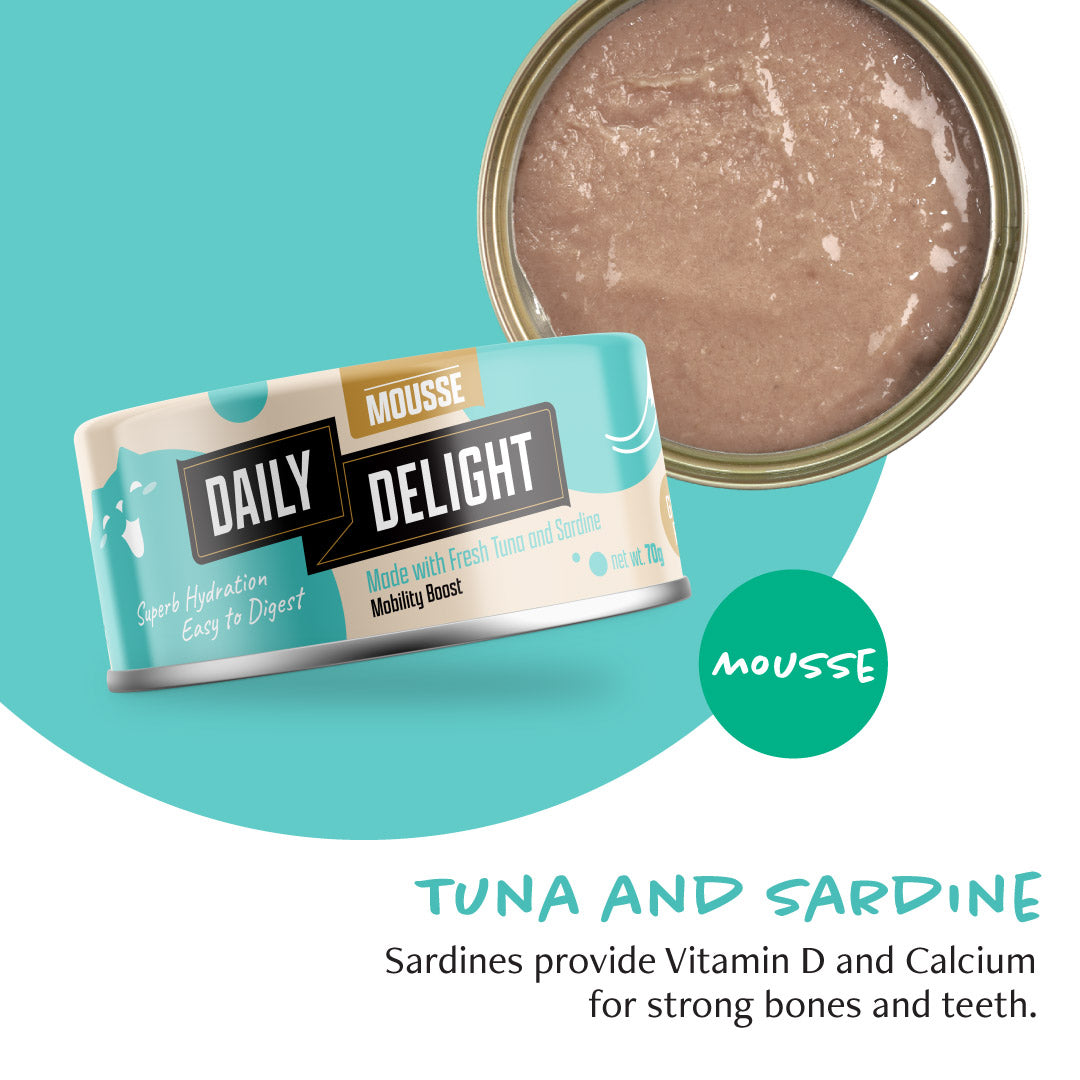Daily Delight Mousse Cat Food | Grain-Free Wet Food