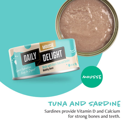 Daily Delight Mousse Cat Food | Grain-Free Wet Food