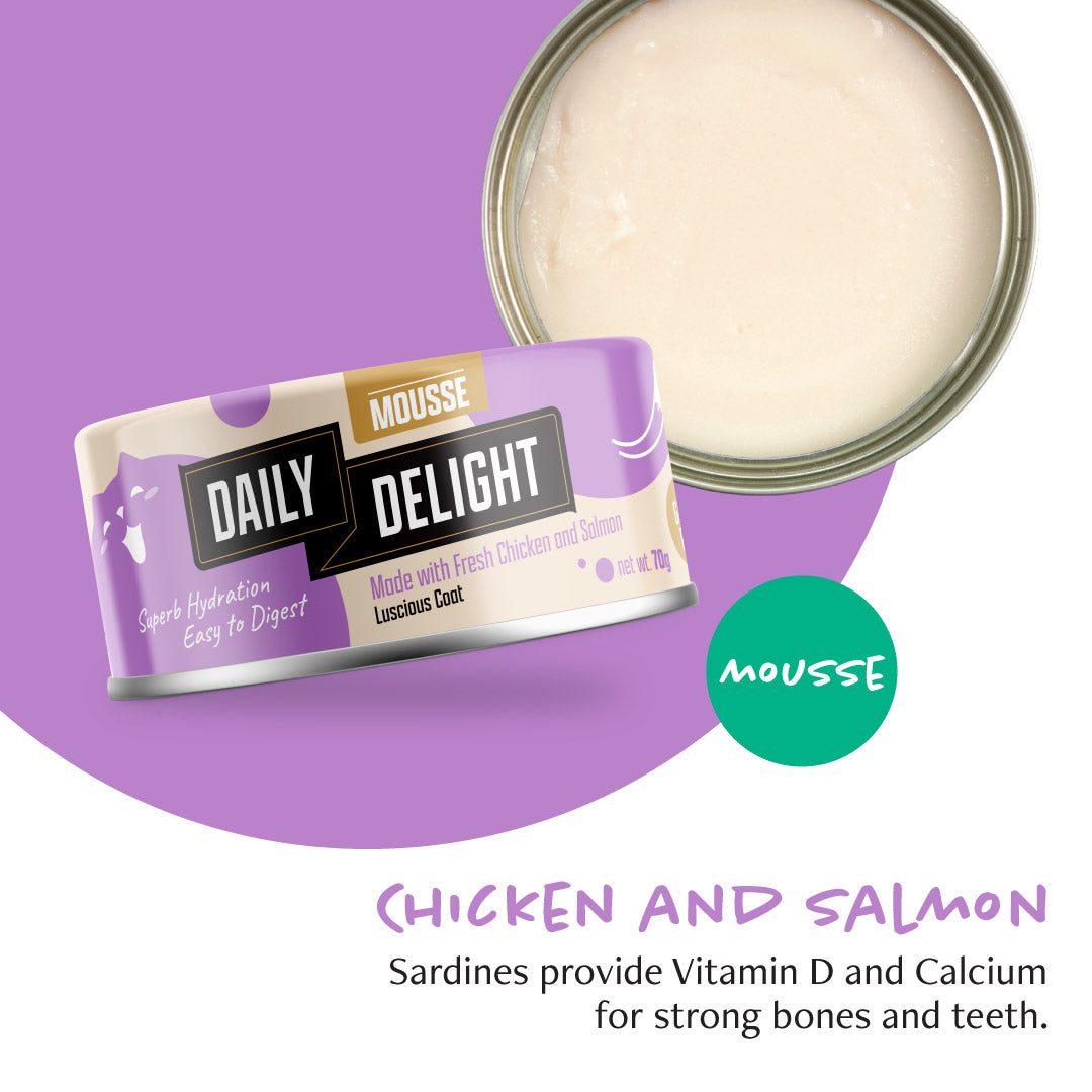 Daily Delight Mousse Cat Food | Grain-Free Wet Food