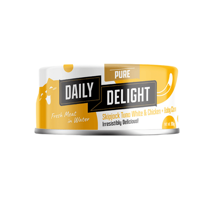 Daily Delight Pure Skipjack Tuna White & Chicken