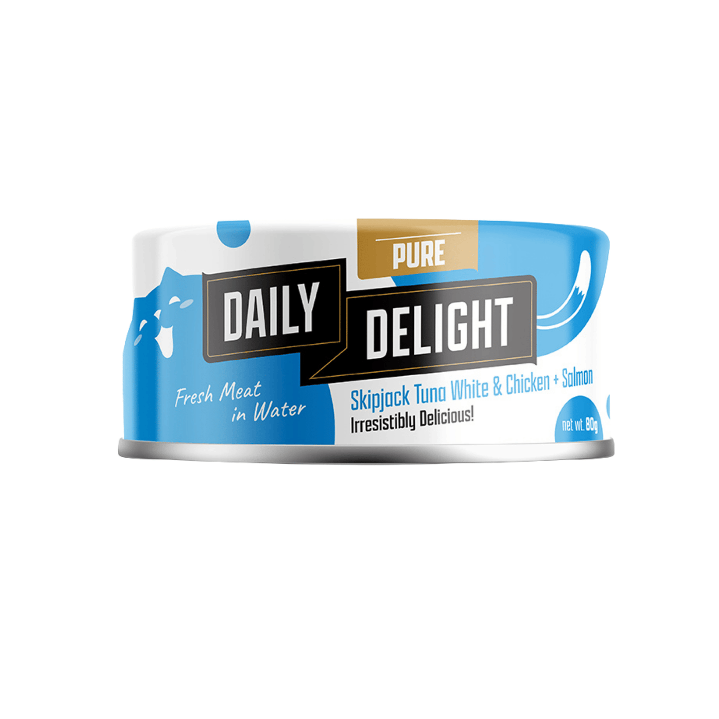 Daily Delight Pure Skipjack Tuna White & Chicken