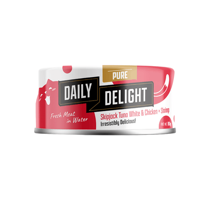 Daily Delight Pure Skipjack Tuna White & Chicken