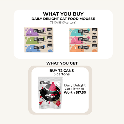 Daily Delight Mousse Cat Food | Grain-Free Wet Food