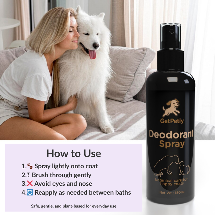 Getpetly Lavender Pet Deodorant Spray 150ml