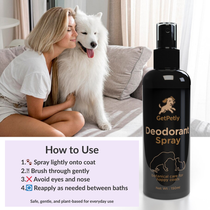 Getpetly Lavender Pet Deodorant Spray 150ml