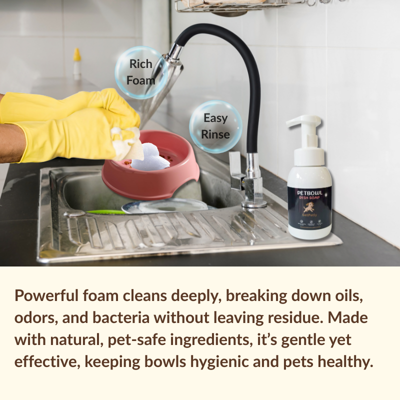 Getpetly Pet Safe Dish Foam