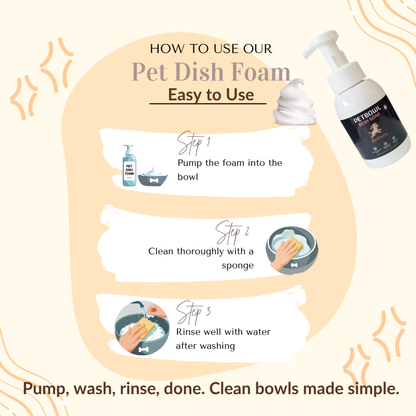 Getpetly Pet Safe Dish Foam