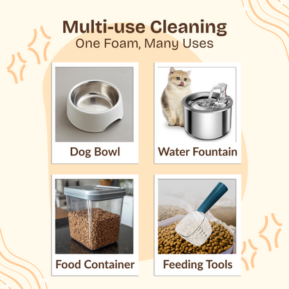 Getpetly Pet Safe Dish Foam