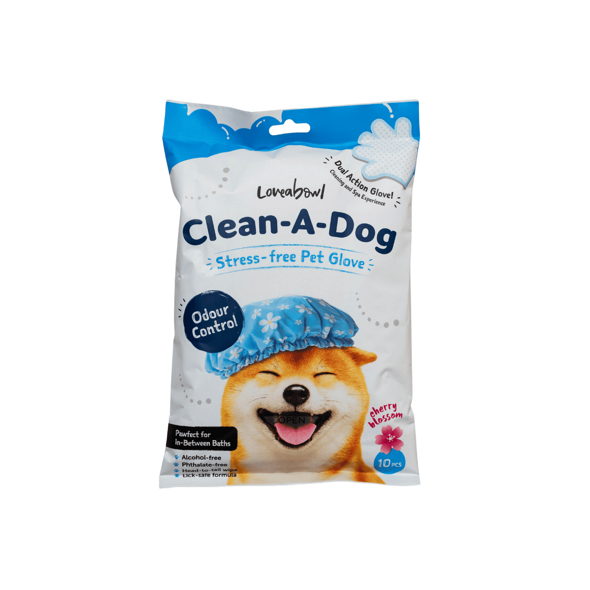 Loveabowl Clean-A-Dog Grooming Gloves
