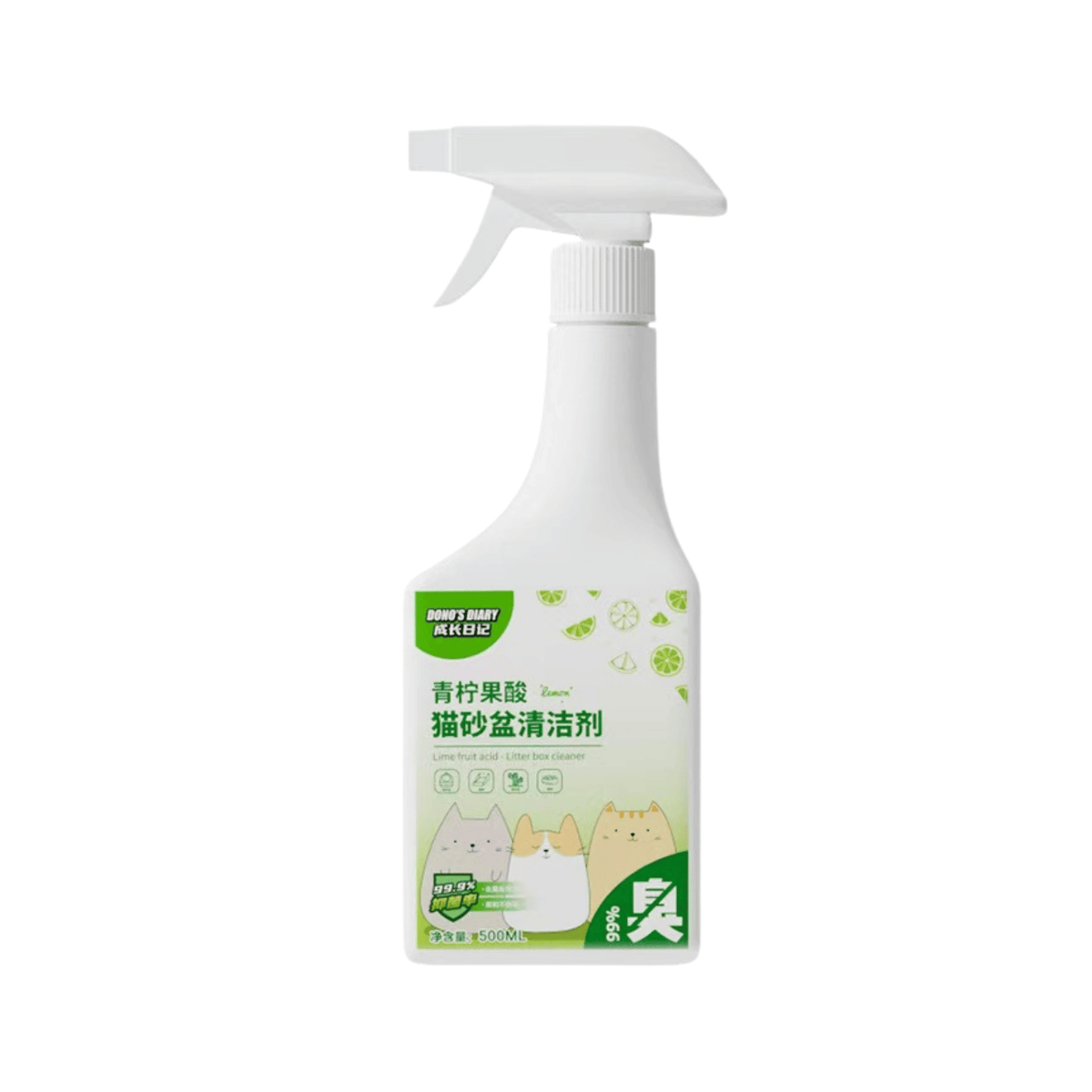 Dono Cat Litter Box Cleaner 500ml – Plant-Based & Odor Control